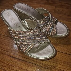 Women's Italian Shoemakers Wedge SZ 10
